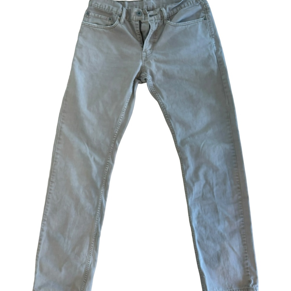 Levi’s khaki colored white tab jeans, men’s size 32x34